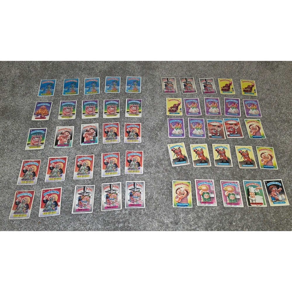 Vintage 1986s Garbage Pail Kids Card Lot 50 Original Topps see pictures